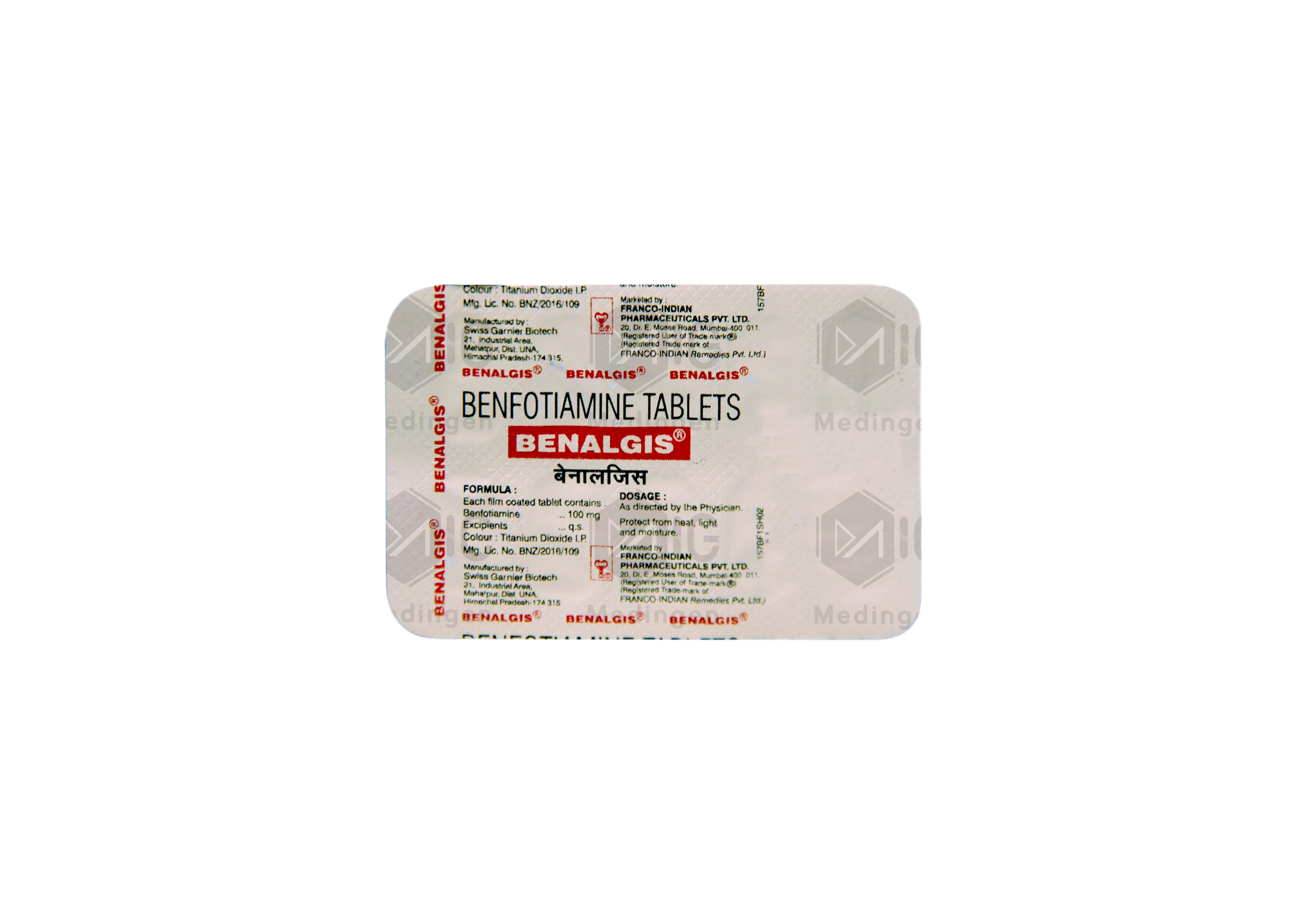 BENALGIS 100MG